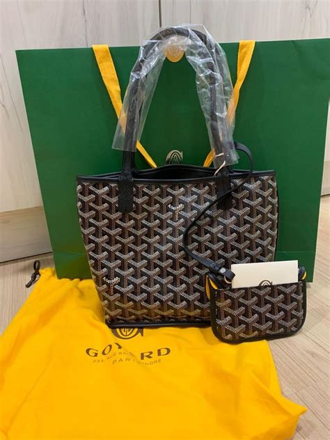 anjou gm bag|authentic goyard anjou mini black.